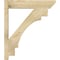 Ekena Millwork Merced Slat Rough Sawn Outlooker, Douglas Fir, 6"W x 26"D x 30"H OUT06X26X30MRC06RDF - alternate 2